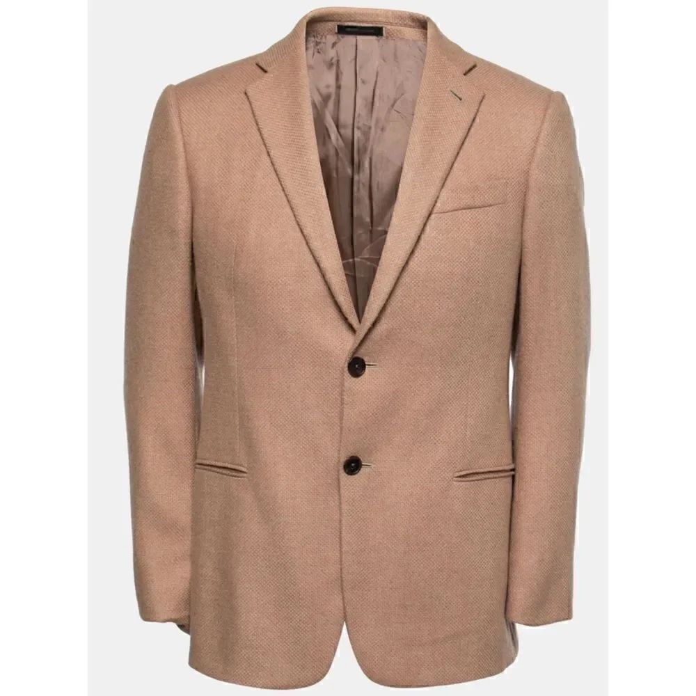 Armani Collezioni Beige Camel Hair
Single Breasted Blazer Size 48/ XXL